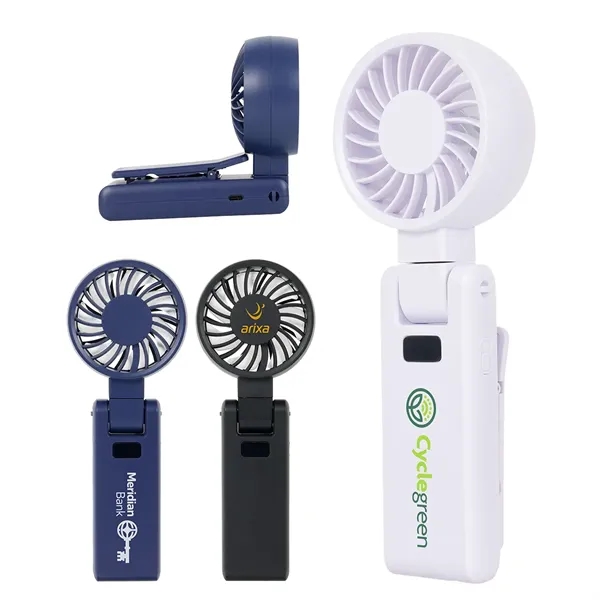 Purl High Speed Rotatable Handheld Fan With Clip
