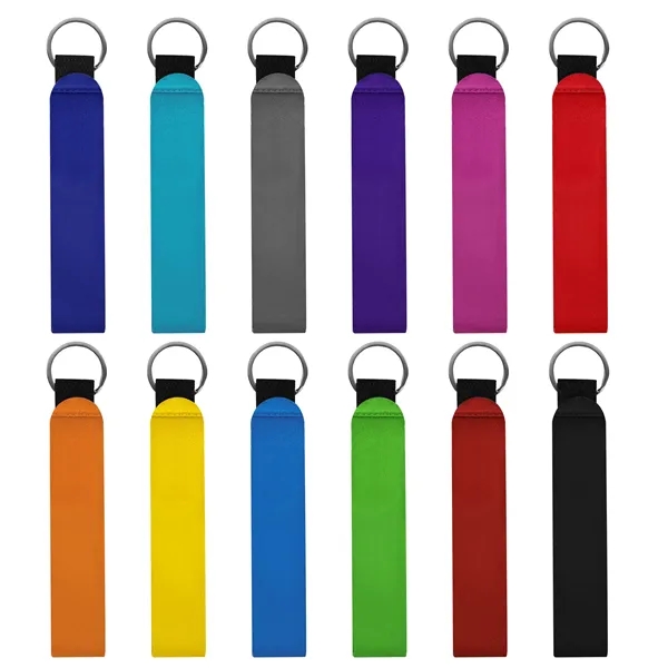 Portable Neoprene Wristlet Keychain Strap 5"x1.2"