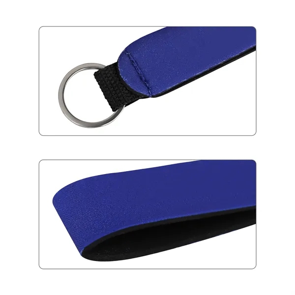 Portable Neoprene Wristlet Keychain Strap 5"x1.2"