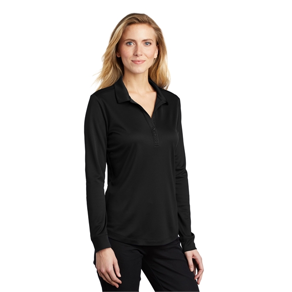 Port Authority Women's Silk Touch Performance Long Sleeve... - Port Authority Women's Silk Touch Performance Long Sleeve... - Image 3 of 25