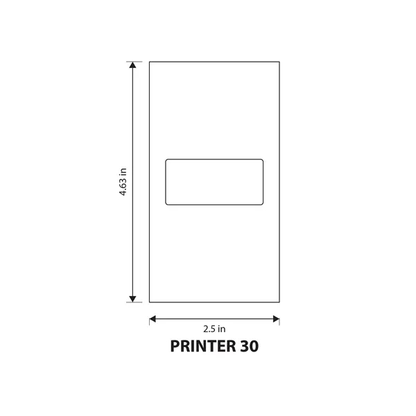 Custom COLOP Printer 30F Self-Inking Rubber Stamp