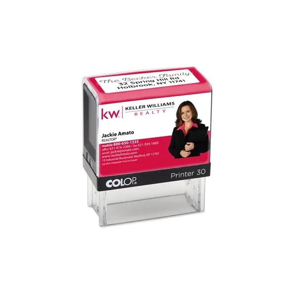 COLOP Printer 30F Self-Inking Rubber Stamp