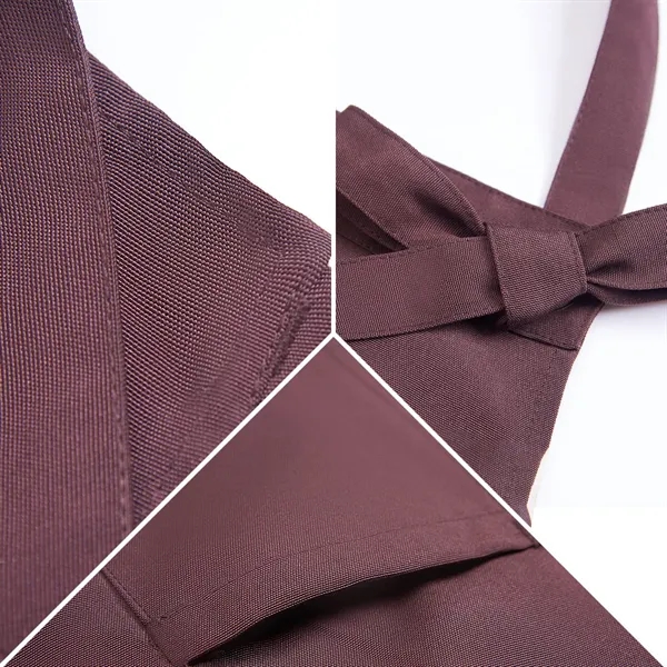 13 oz. Thick Canvas Kitchen Apron w/ 2 Pockets, Antifouling
