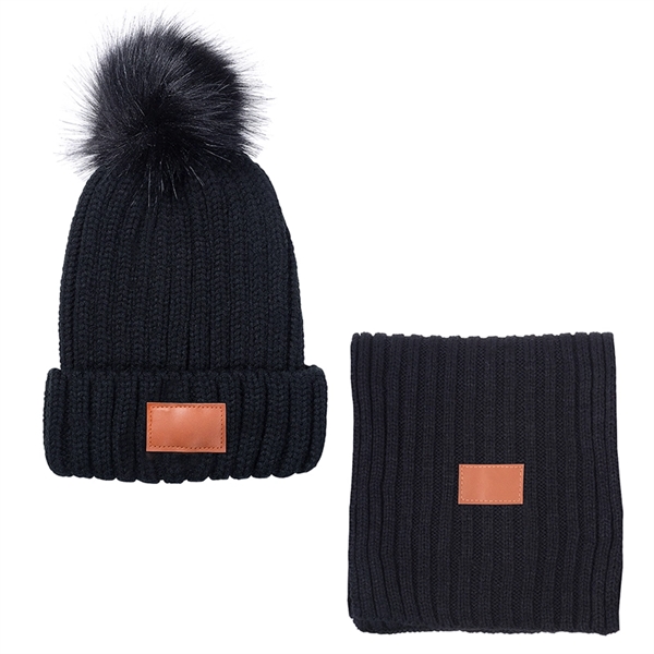 Leeman Ribbed Knit Winter Duo - Leeman Ribbed Knit Winter Duo - Image 4 of 4