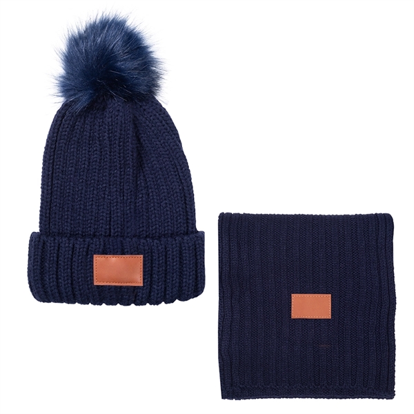Leeman Ribbed Knit Winter Duo - Leeman Ribbed Knit Winter Duo - Image 1 of 4