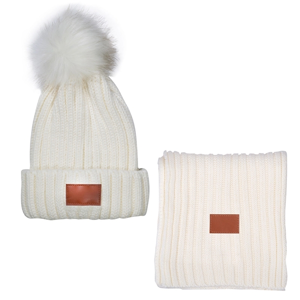 Leeman Ribbed Knit Winter Duo - Leeman Ribbed Knit Winter Duo - Image 2 of 4