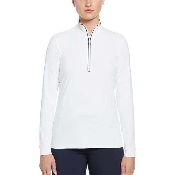 Original Penguin Ladies Lightweight Veronica 1/4-Zip Pullove