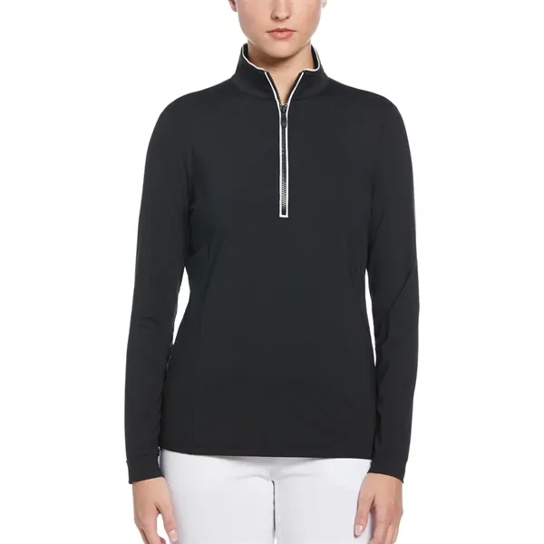 Original Penguin Ladies Lightweight Veronica 1/4-Zip Pullove
