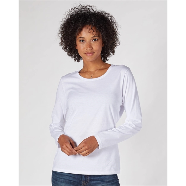 Hanes Perfect-T Women's Long Sleeve Scoopneck T-Shirt