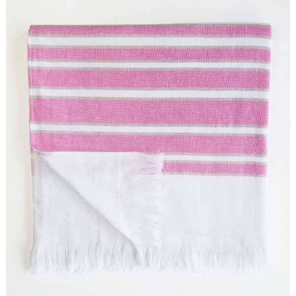 36x70 Turkish Beach Towel With Fringes - 36x70 Turkish Beach Towel With Fringes - Image 3 of 32