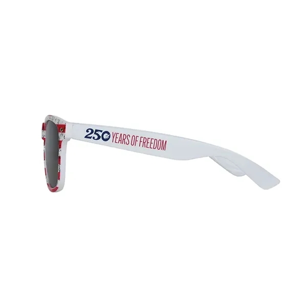 Custom Victory USA Flag Mirror Sunglasses