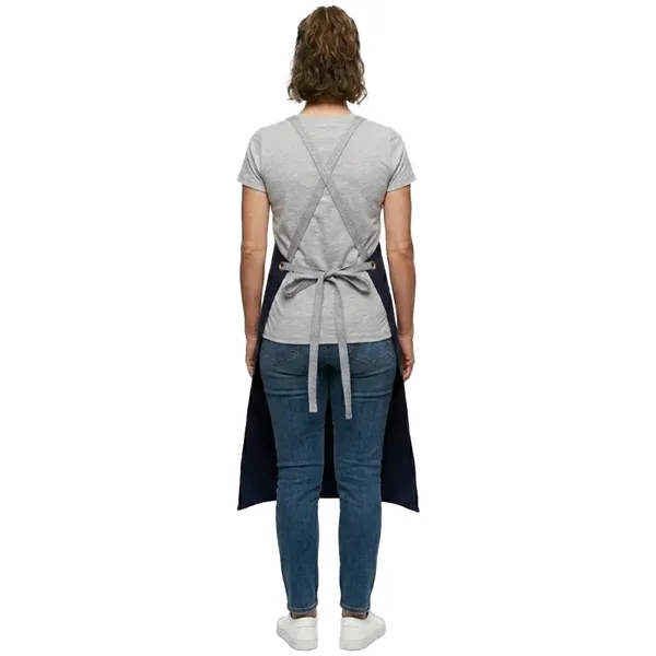 100% Cotton Canvas Kitchen Aprons w/ Detachable cross straps