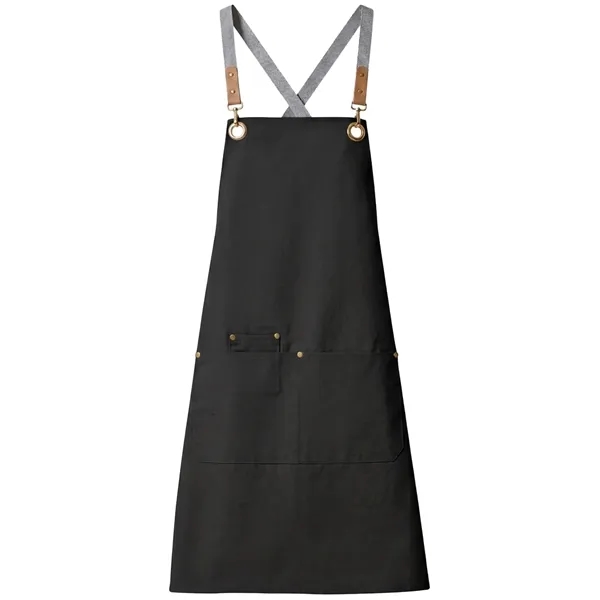 100% Cotton Canvas Kitchen Aprons w/ Detachable cross straps