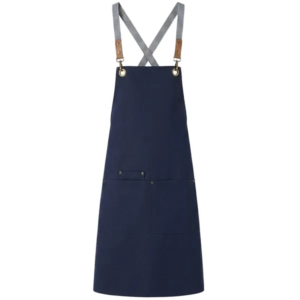 100% Cotton Canvas Kitchen Aprons w/ Detachable cross straps