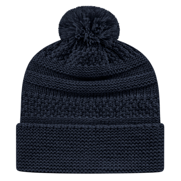 Cable Knit Cap With Cuff - Cable Knit Cap With Cuff - Image 2 of 6