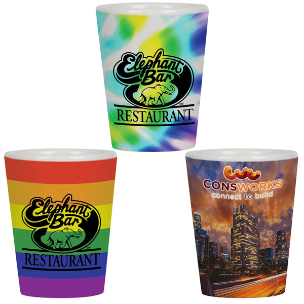 1.5 oz Full Color Collector Cup/Ceramic Shot Glass - 1.5 oz Full Color Collector Cup/Ceramic Shot Glass - Image 0 of 4