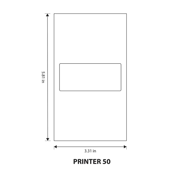 Custom COLOP Printer 50F Self-Inking Rubber Stamp