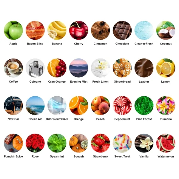 Horizontal Oval Shaped Air Fresheners