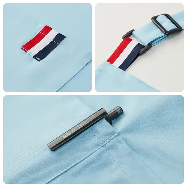 Serge Kitchen Aprons w/ Adjustable Straps & 2 front pockets