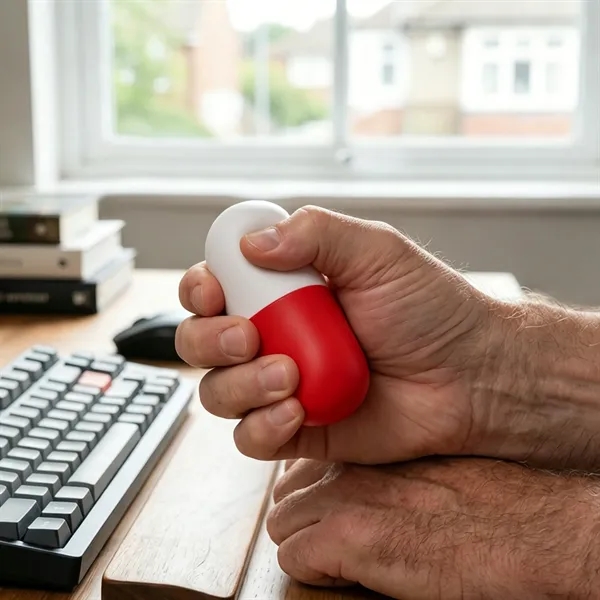 Soft PU Foam Capsule Stress Ball Anxiety Relieve Toy