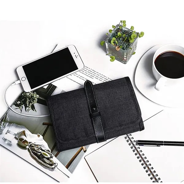 Custom Portable Compact Travel Electronics Organizer Bag