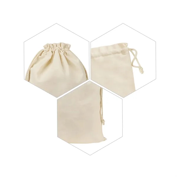 Large Cotton Drawstring Bag Organizer 19"x14"