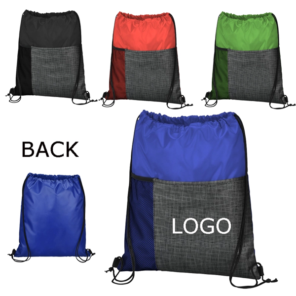 Etched Pocket Drawstring Sportpack - Etched Pocket Drawstring Sportpack - Image 0 of 7