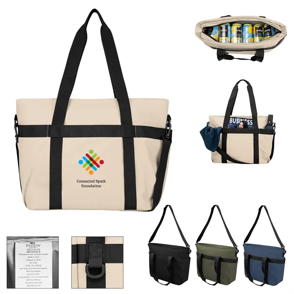 Hudson rPET 36 Can Cooler Tote Bag