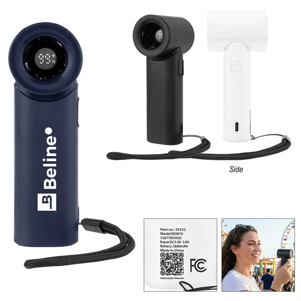 Rechargeable Handheld Turbo Fan