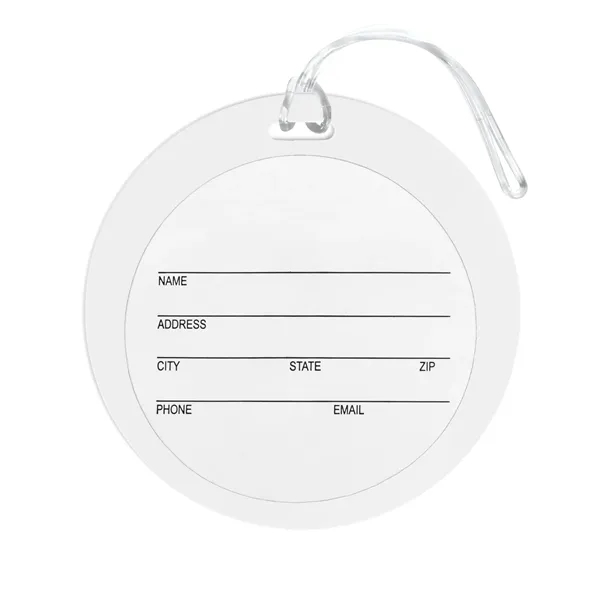 Custom Round Luggage Tag