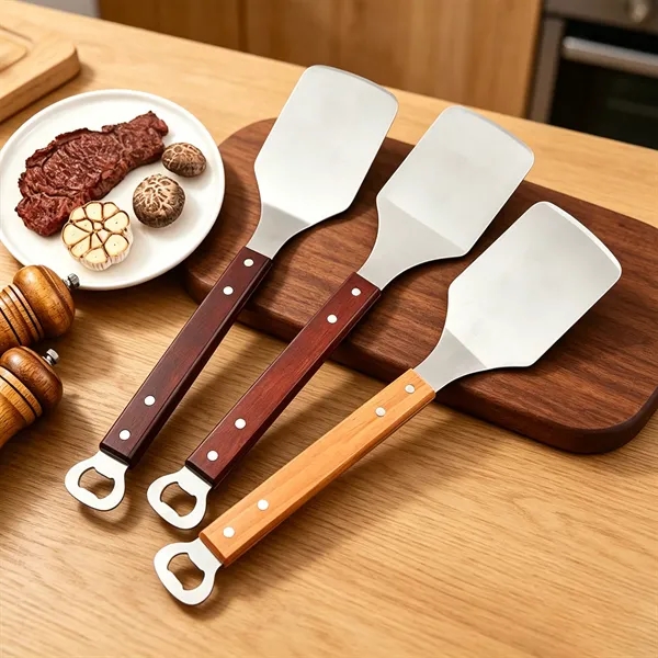Stainless Steel Grill Spatula W/ Bottle Opener