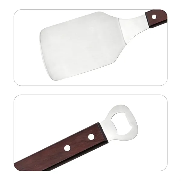 Stainless Steel Grill Spatula W/ Bottle Opener