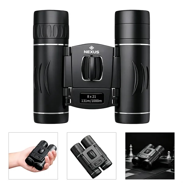 8x21 Outdoor Compact Folding Binoculars For Adults