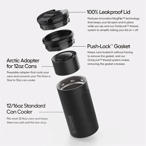 16 oz BruMate® Insulated Hopsulator Trio Can Cooler