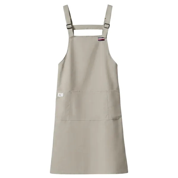 Serge Kitchen Apron w/ Shoulder strap & 2 pockets, Oil Proof