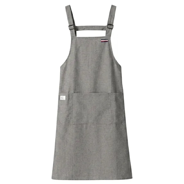 Serge Kitchen Apron w/ Shoulder strap & 2 pockets, Oil Proof