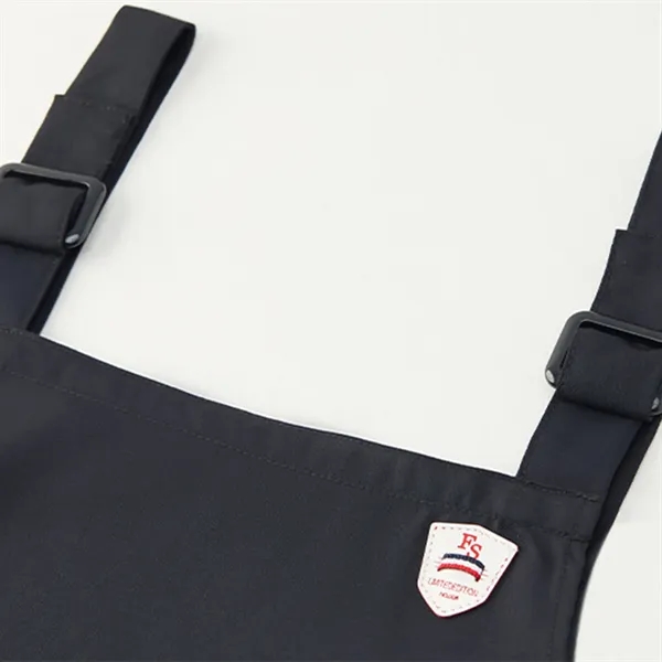 12 oz. Serge Kitchen Apron w/ Shoulder strap & 2 pockets