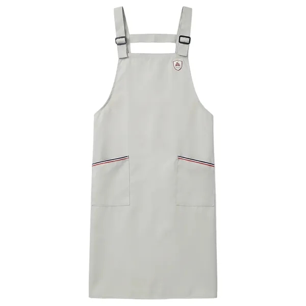 12 oz. Serge Kitchen Apron w/ Shoulder strap & 2 pockets