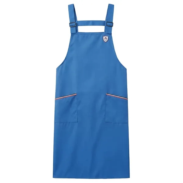 12 oz. Serge Kitchen Apron w/ Shoulder strap & 2 pockets