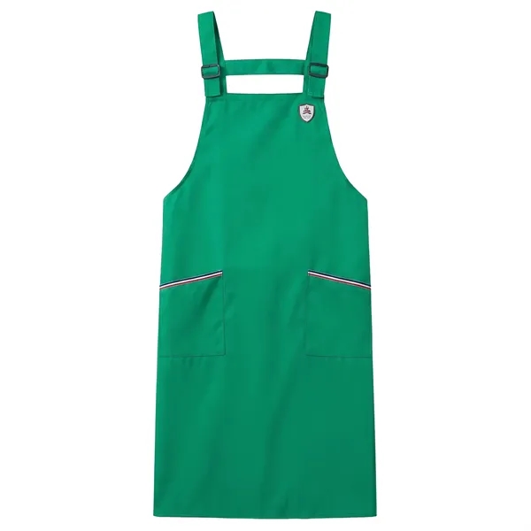 12 oz. Serge Kitchen Apron w/ Shoulder strap & 2 pockets