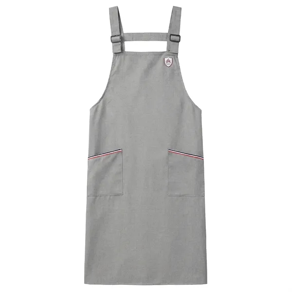 12 oz. Serge Kitchen Apron w/ Shoulder strap & 2 pockets