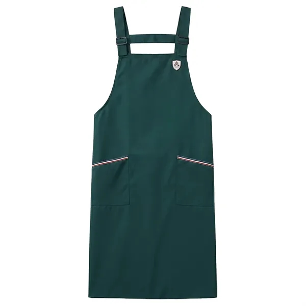 12 oz. Serge Kitchen Apron w/ Shoulder strap & 2 pockets
