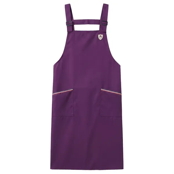 12 oz. Serge Kitchen Apron w/ Shoulder strap & 2 pockets