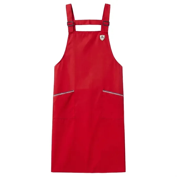 12 oz. Serge Kitchen Apron w/ Shoulder strap & 2 pockets