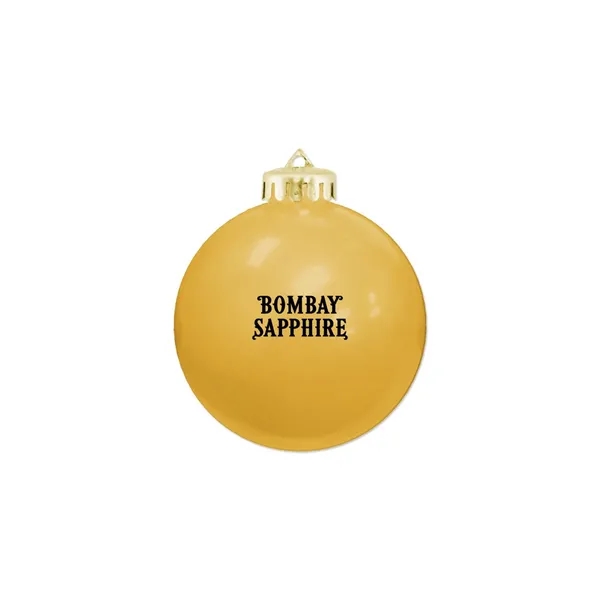 3 1/4" USA-Made Round Glossy Shatterproof Ornament