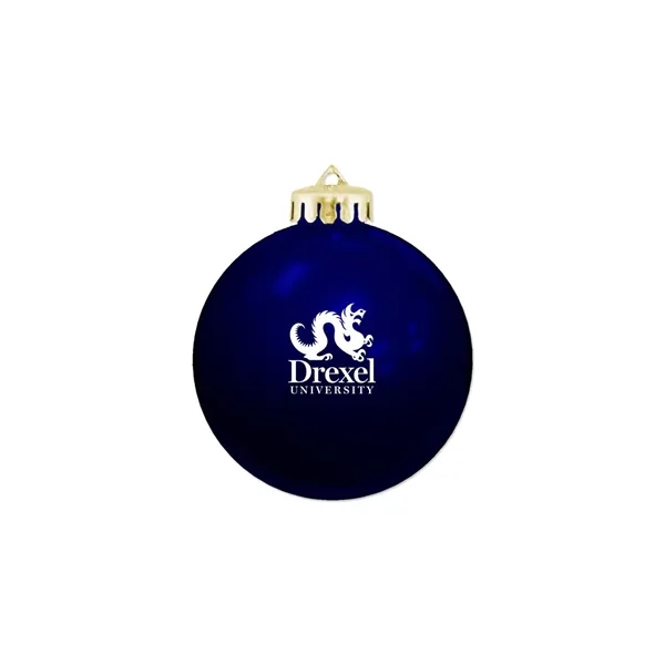 3 1/4" USA-Made Round Glossy Shatterproof Ornament