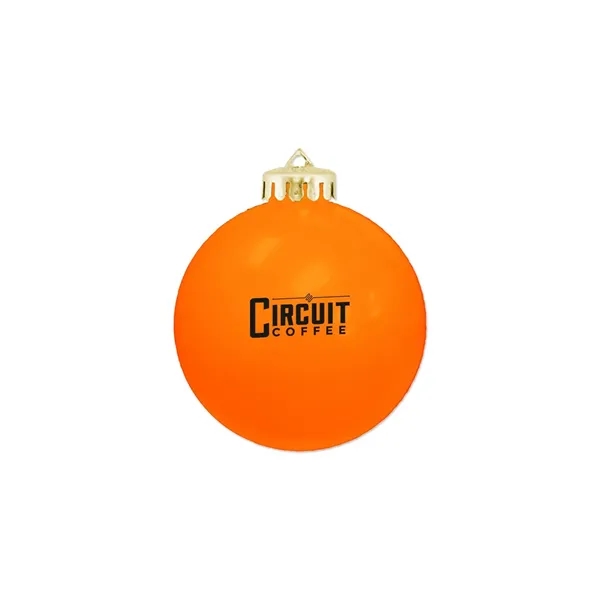 3 1/4" USA-Made Round Glossy Shatterproof Ornament