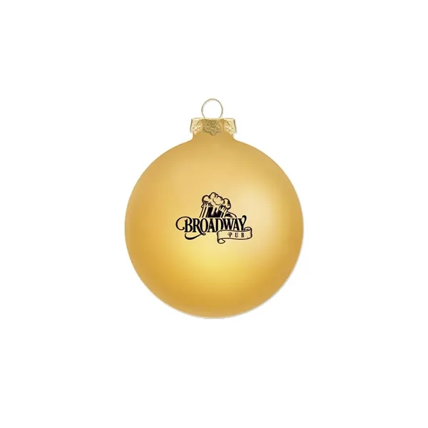 3 1/4" Traditional Glass Ornament