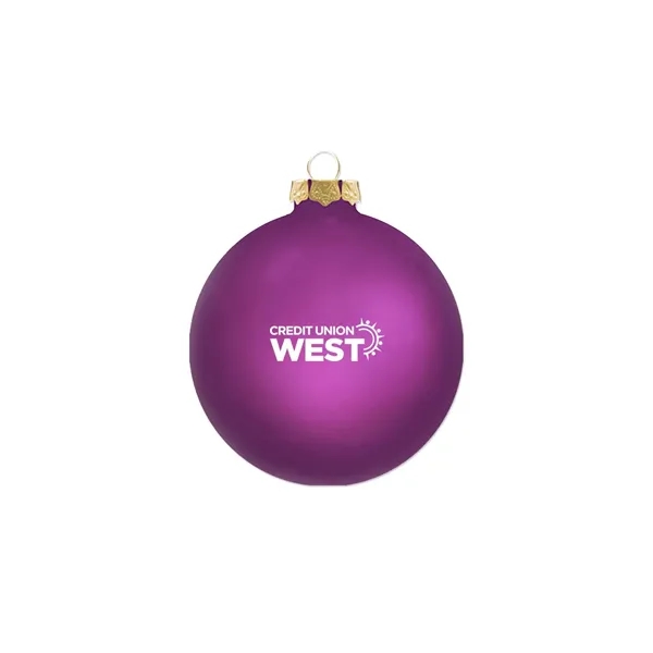 3 1/4" Traditional Glass Ornament
