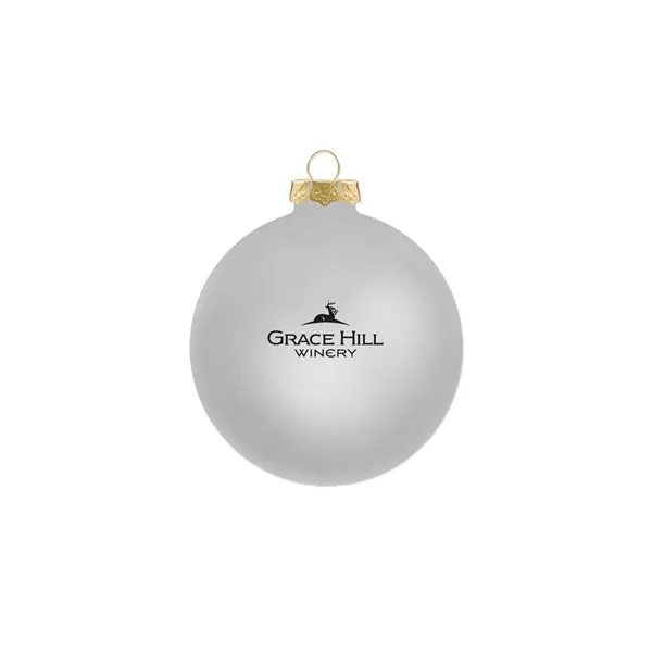 3 1/4" Traditional Glass Ornament